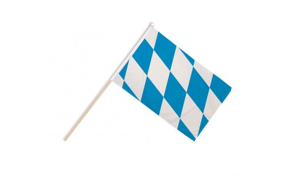 Bavaria no Crest Hand Flags